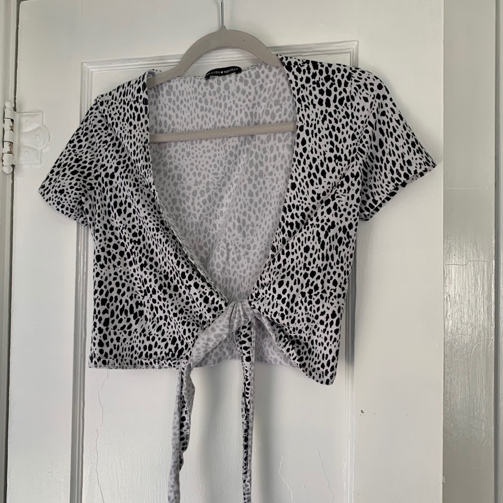 Brandy Melville Wrap Shirt